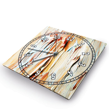 Hochwertige 30cm-Uhren Made in Alzenau Lautlose Uhr MDF Acryl Motiv Holzkunst