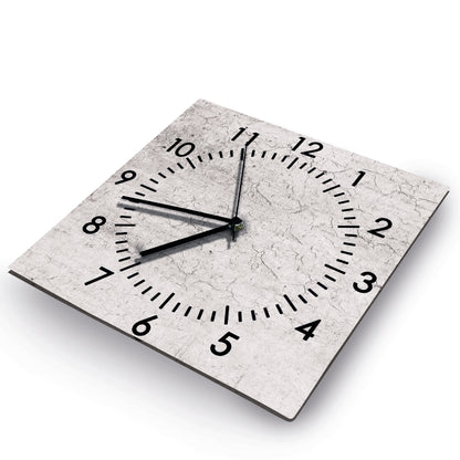 Hochwertige 30cm-Uhren Made in Alzenau Lautlose Uhr MDF Acryl Motiv Betonwand