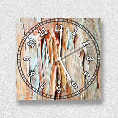 Hochwertige 30cm-Uhren Made in Alzenau Lautlose Uhr MDF Acryl Motiv Holzkunst