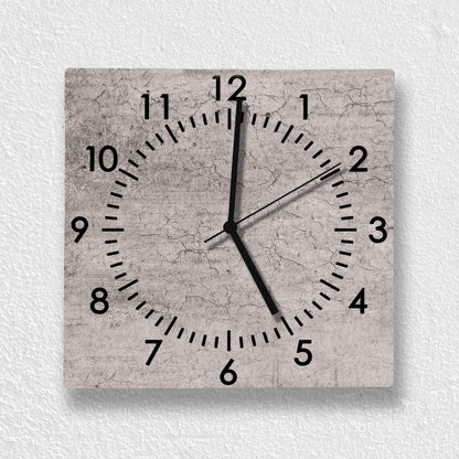 Hochwertige 30cm-Uhren Made in Alzenau Lautlose Uhr MDF Acryl Motiv Betonwand