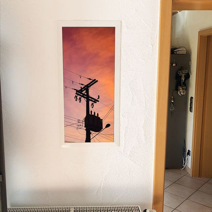 Stromkasten Deko-Folie (Hager) - Strommast