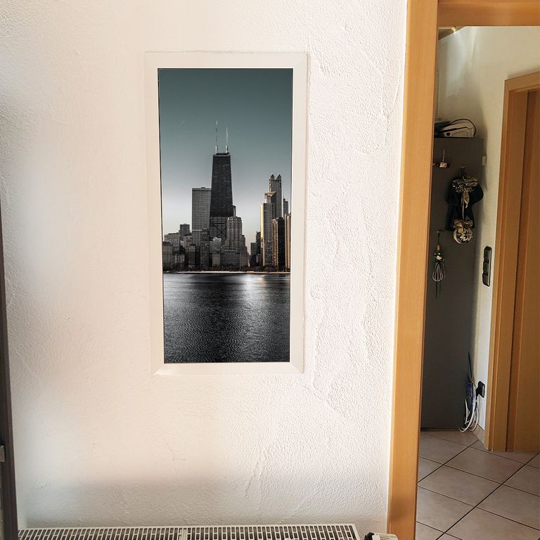 Stromkasten Magnet Bild Deko Stromverteiler Sicherungskasten Hager Motiv City