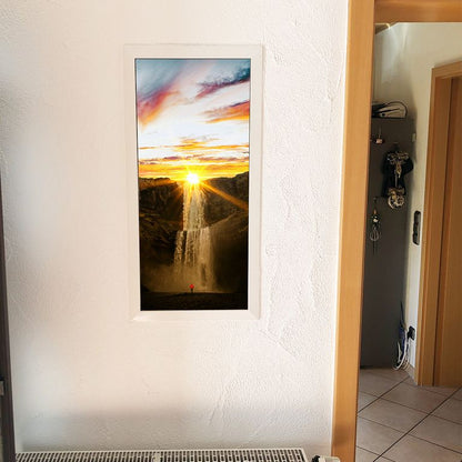 Stromkasten Magnet Bild Deko Stromverteiler Sicherungskasten Motiv Wasserfall