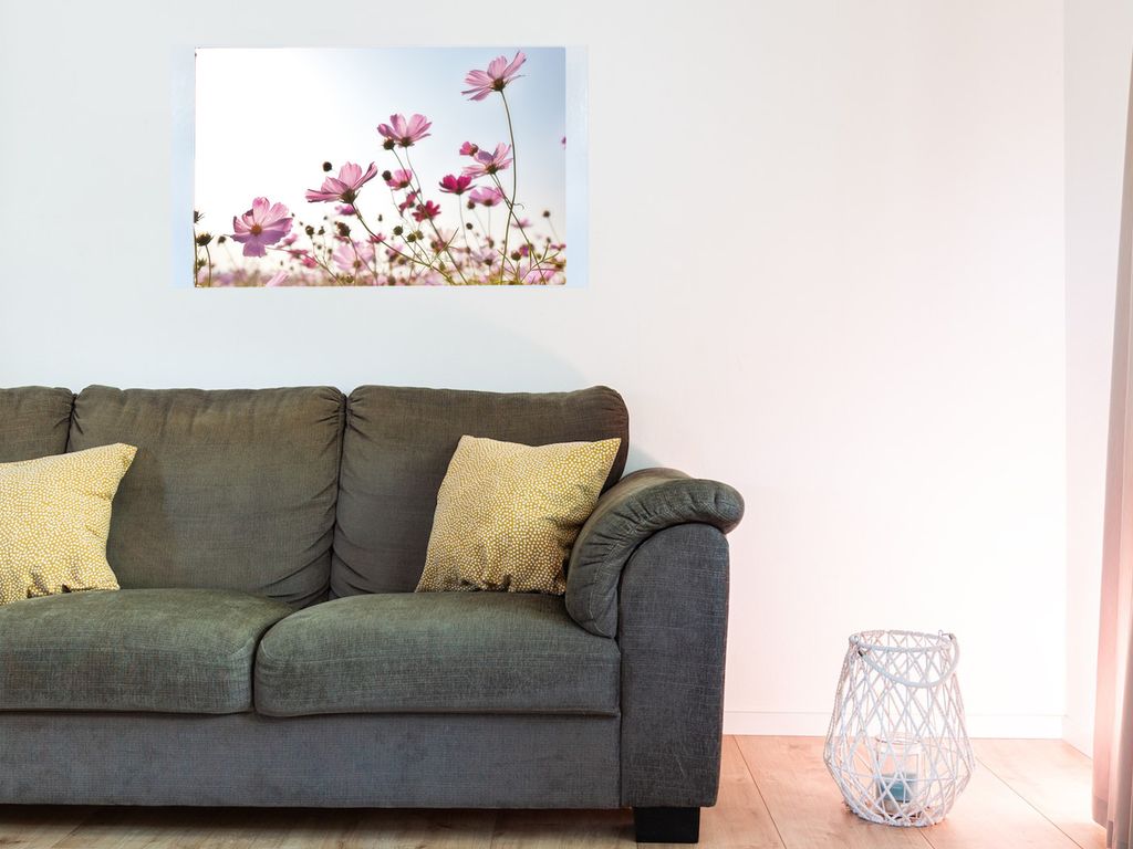 Bedruckte Magnetpinnwand Eisenfolie Whiteboard Magnetwand Motiv Blumen