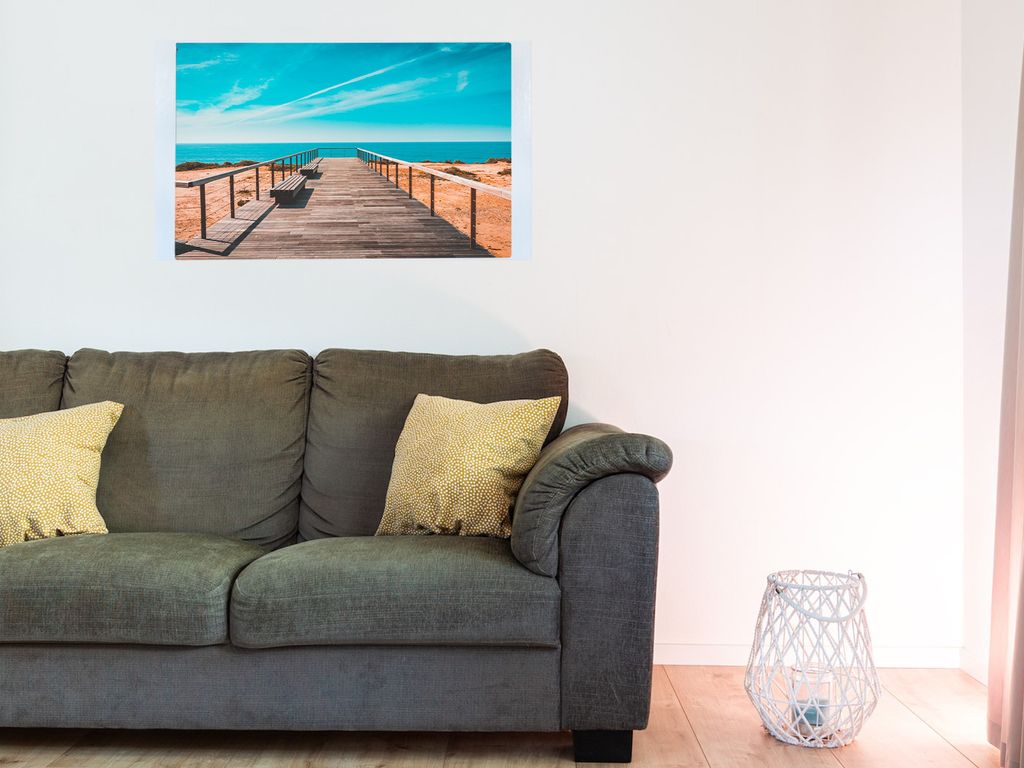 Magnetfolie Einzelbild - Hochwertiger Digitaldruck auf Magnetfolie Motiv Steg