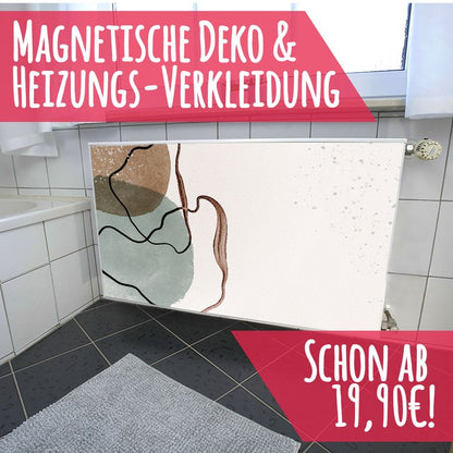 Magnet Heizkörperverkleidung Heizkörperabdeckung Heizung Schutz Motiv Lines