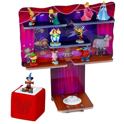 LED Regal Acryl in verschiedenen Motiven Zubehör für Tonie-Figuren und Toniebox Motiv Zirkus Zelt