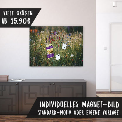 Magnetfolie Einzelbild - Hochwertiger Digitaldruck auf Magnetfolie Motiv Flowers