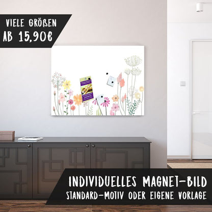 Magnetfolie Einzelbild - Hochwertiger Digitaldruck auf Magnetfolie Motiv Blumenwiese