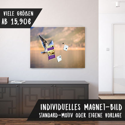 Magnetfolie Einzelbild - Hochwertiger Digitaldruck auf Magnetfolie Motiv Vogel
