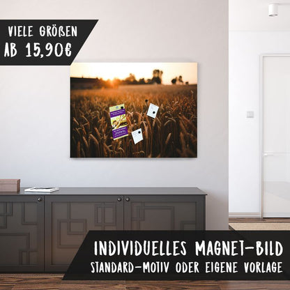 Magnetfolie Einzelbild - Hochwertiger Digitaldruck auf Magnetfolie Motiv Feld
