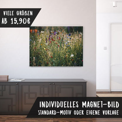 Magnetfolie Einzelbild - Hochwertiger Digitaldruck auf Magnetfolie Motiv Flowers