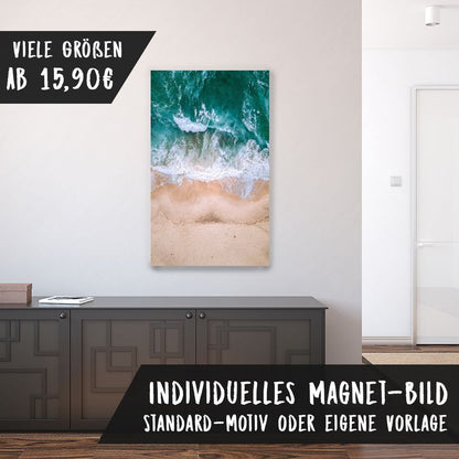 Magnetfolie Einzelbild - Hochwertiger Digitaldruck auf Magnetfolie Motiv Strand