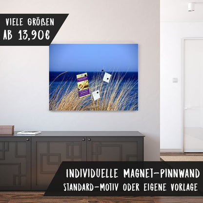 Bedruckte Magnetpinnwand Eisenfolie Whiteboard Magnetwand Motiv Meeresbrise