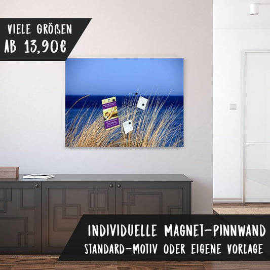 Bedruckte Magnetpinnwand Eisenfolie Whiteboard Magnetwand Motiv Meeresbrise