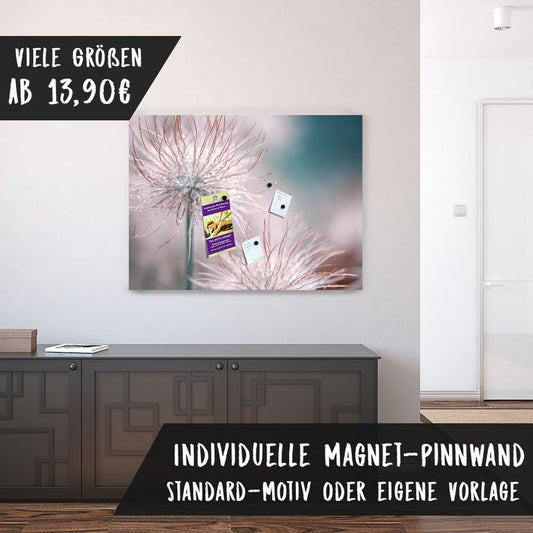 Bedruckte Magnetpinnwand Eisenfolie Whiteboard Magnetwand Motiv Flower