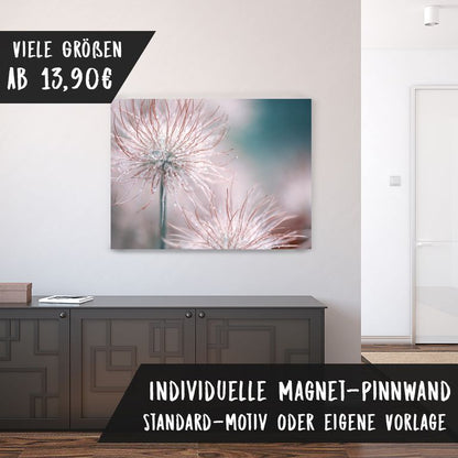 Bedruckte Magnetpinnwand Eisenfolie Whiteboard Magnetwand Motiv Flower