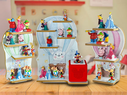 Smagnon Regal für die Toniebox und Tonie Figuren Motiv Ballon-Familie Kinderspielzeug (Ballon-Fahrt)
