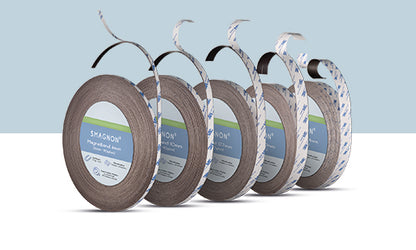 Ferrit-Magnetband selbstklebend Anisotrop - 1,5mm x Breite - Meterware