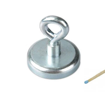 Ösenmagnet Ø 60 mm NEODYM - Zink - hält 110 kg