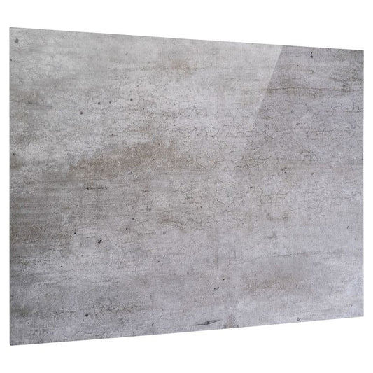 Bedrucktes Acrylglas als Magnetwand, Küchen-Hintergrund, Motiv: Beton-Wand