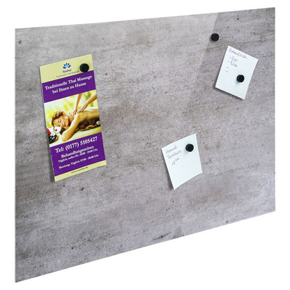 Bedrucktes Acrylglas als Magnetwand, Küchen-Hintergrund, Motiv: Beton-Wand