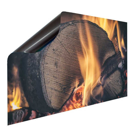 Magnetfolie Einzelbild - Hochwertiger Digitaldruck auf Magnetfolie Motiv Kaminfeuer