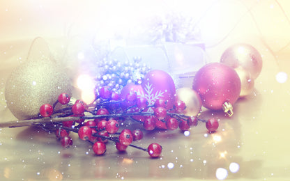 Flaches Druckmotiv Weihnachtsglanz für Heizkörperverkleidung