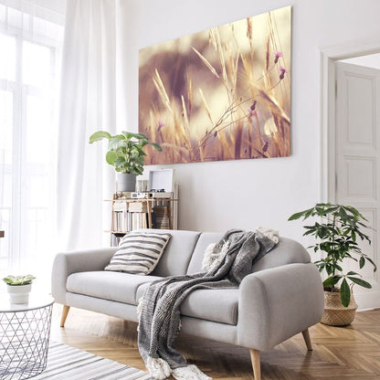 Bedrucktes Acrylglas als Magnetwand, Küchen-Hintergrund, Motiv Weizenfeld