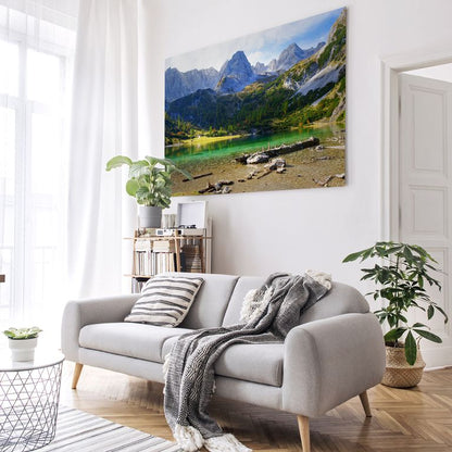 Bedrucktes Acrylglas als Magnetwand, Küchen-Hintergrund, Motiv Mountains