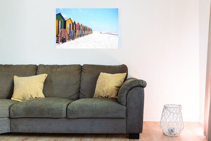 Bedruckte Magnetpinnwand Eisenfolie Whiteboard Magnetwand Motiv Beachhouse