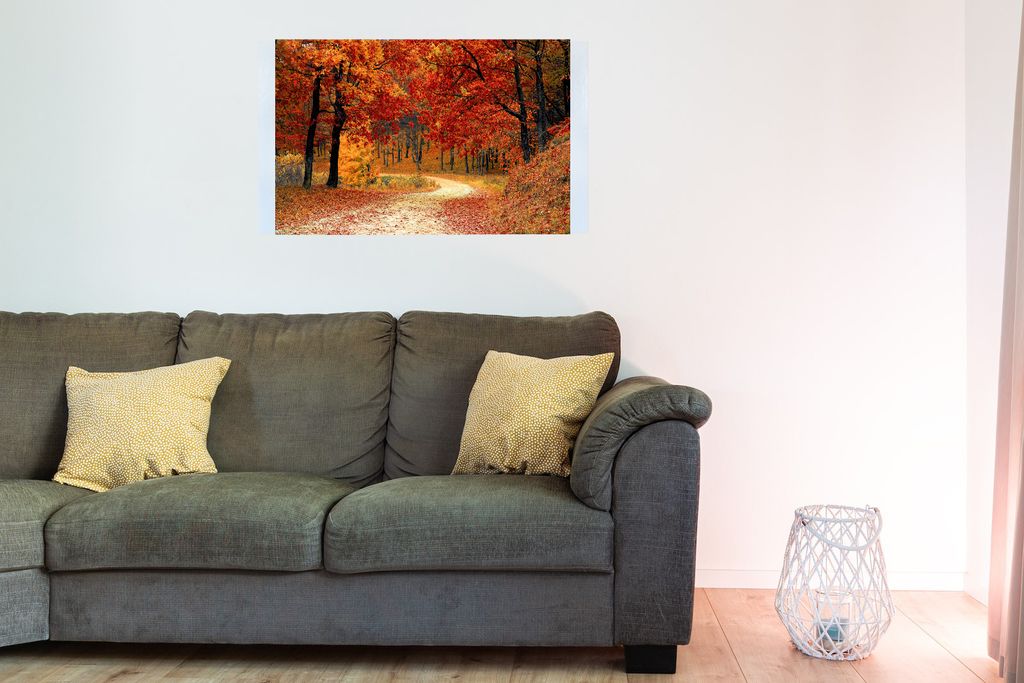 Magnetfolie Einzelbild - Hochwertiger Digitaldruck auf Magnetfolie Motiv Herbst